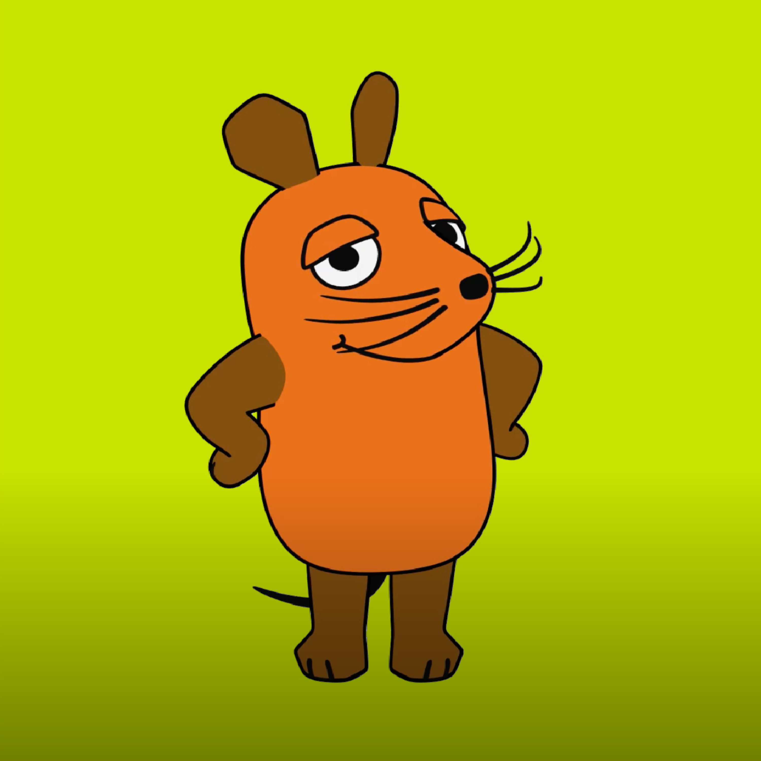 The Mouse in 3D
Character design and character animation of the Mouse for WDR.
"Sendung mit der Maus"—3D character by Machbar