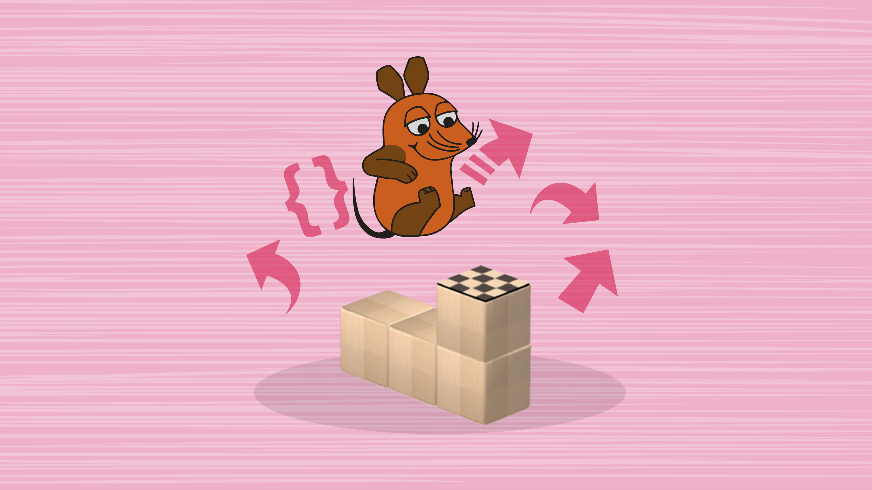 Illustration of the game controls from the Maus app for WDR. Concept, design, and programming by Machbar.