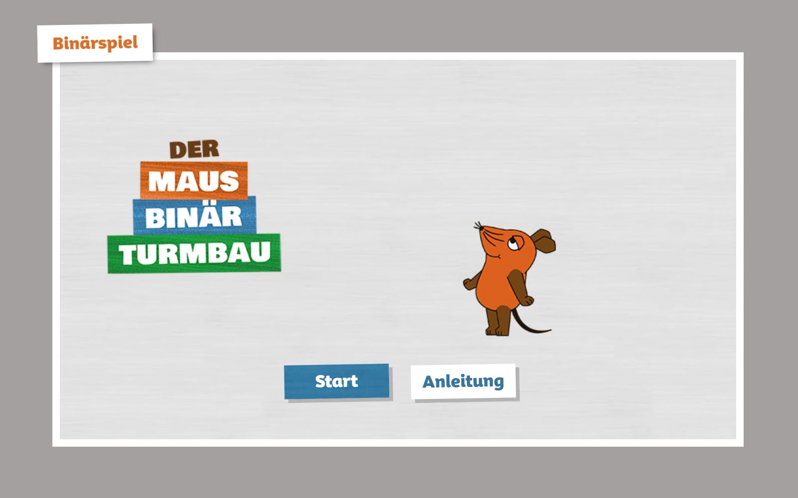 In-game animation from the Maus app for WDR. Concept, design, and programming by Machbar.