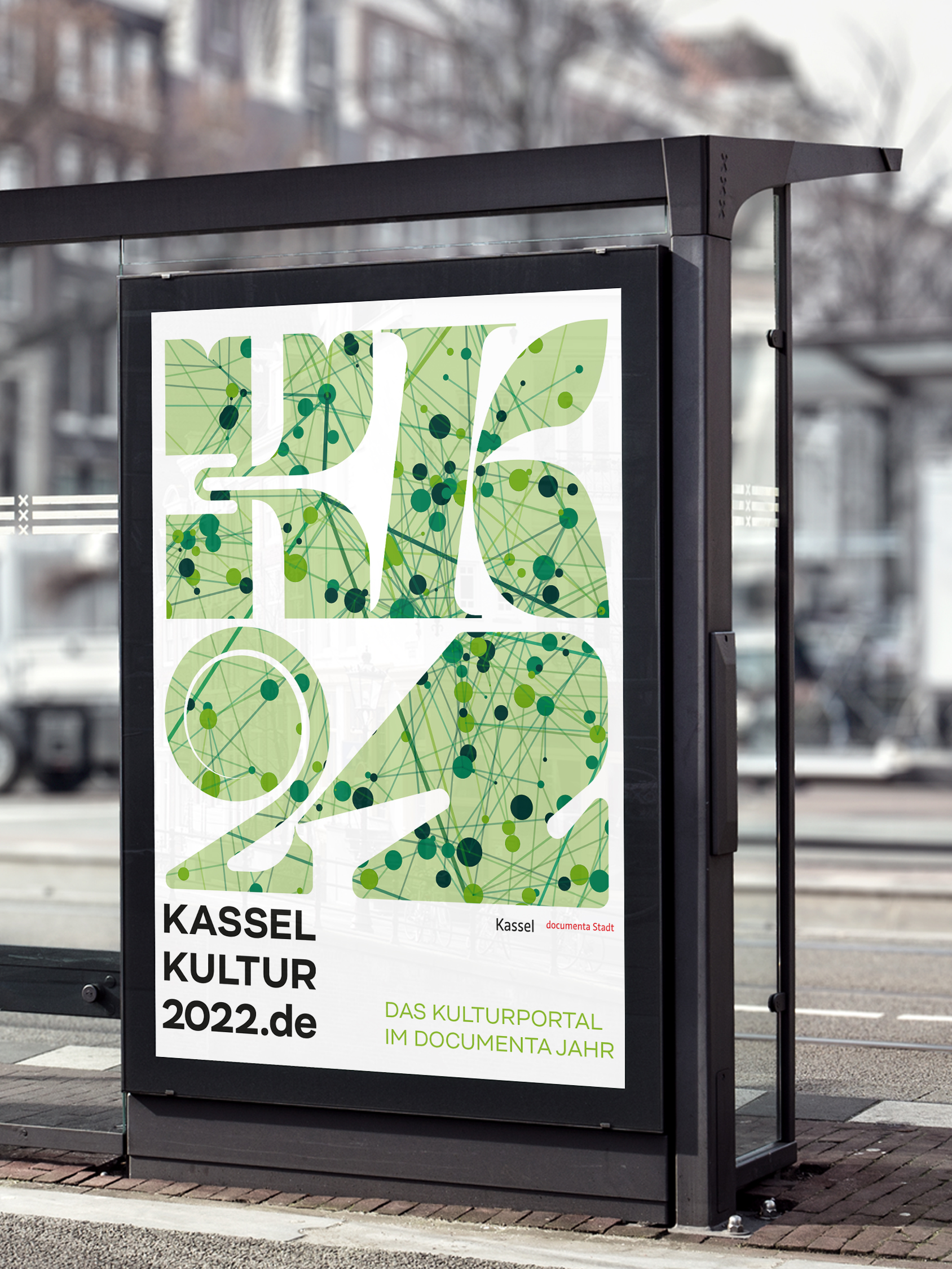 Kasselkultur2022 Poster Designs. Logo design, visual identity, and campaign implementation by Machbar